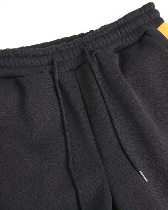 2 PC Men's Pullover Hooded Sweatshirt & Drawstring Sweatpants